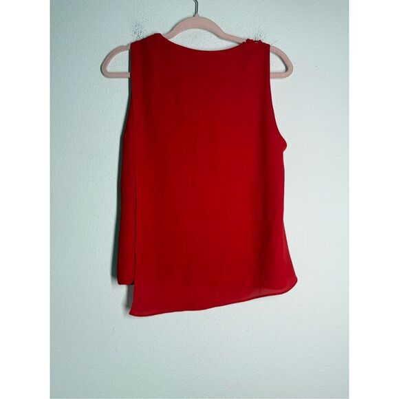 Zara Trafaluc Collection Red Asymmetric Tank Top Size M - Picture 3 of 7